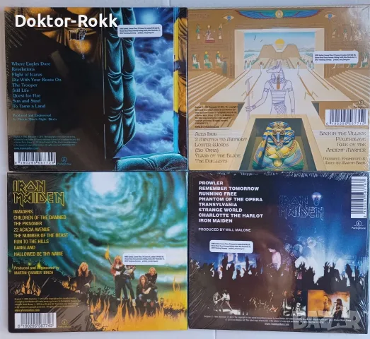 Iron Maiden - оригинални запечатани дискове, снимка 2 - CD дискове - 56185331