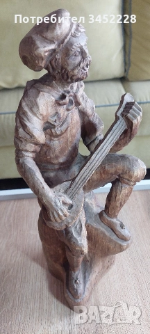 дърворезба за ценители височина 38см , снимка 6 - Декорация за дома - 53836071