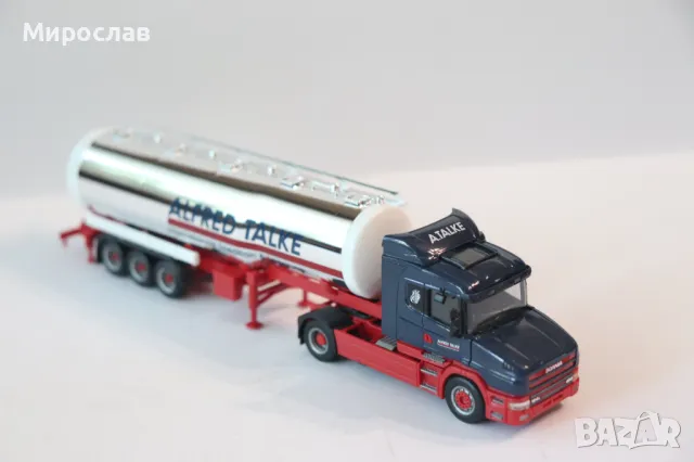 HERPA H0 1/87 SCANIA СИЛОЗ ЦИСТЕРНА КАМИОН ТИР МОДЕЛ, снимка 8 - Колекции - 50142454