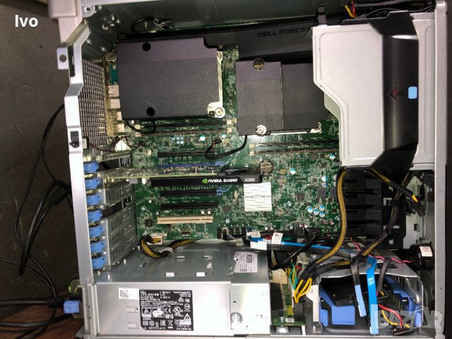 Продавам компютър Dell T7810 2 х xeon E5-2687WV3 PSU1300W, снимка 4 - Работни компютри - 41948676