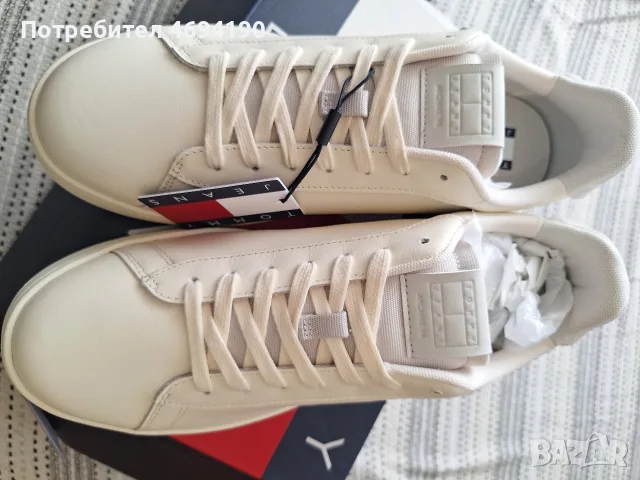 Оригинални кожени маратонки TOMMY HİLFİGER, снимка 6 - Маратонки - 55851609
