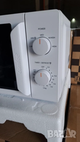 Микровълнова фурна Comfee с 5 нива на мощност, 20 L, 700 W, Бяла, Механично управление, снимка 7 - Микровълнови - 51505163