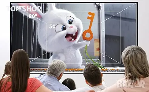 PVO Мини LED видео проектор/Full HD/забавления за деца/домашно кино/HDMI/USB/дистанционно, снимка 13 - Плейъри, домашно кино, прожектори - 49308586