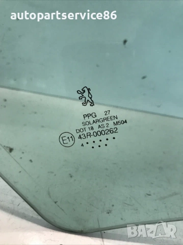 Предно дясно стъкло за врата Комби за Peugeot (2005) 407SW, 43R-000262