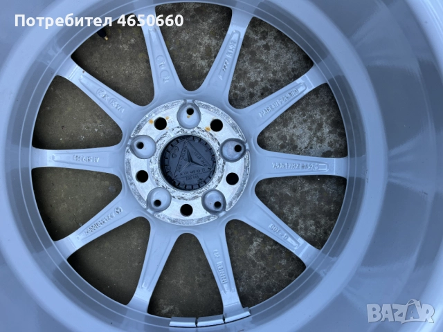 17 цолови алуминиеви джанти за Мерцедес -Mercedes, снимка 6 - Гуми и джанти - 52628051