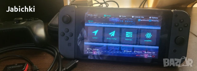 Nintendo Switch v1 с Atmosphere/Hekate, снимка 2 - Nintendo конзоли - 51049646