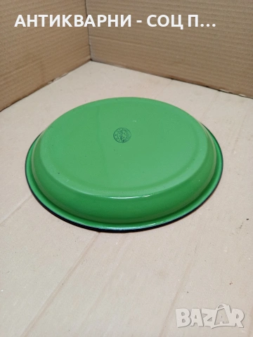 Соц Стар Емайлиран Поднос Made In Korea. НОМЕР 1706., снимка 3 - Антикварни и старинни предмети - 53818569