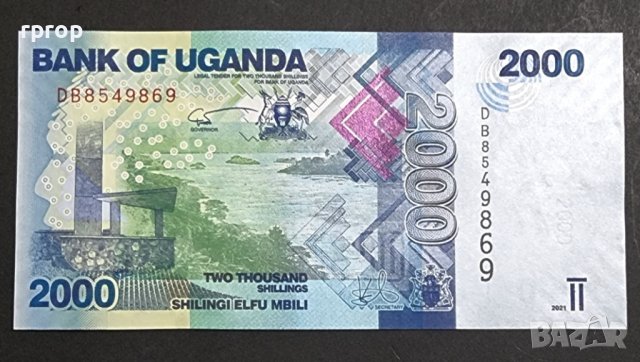 Банкнота. Африка. Уганда. 2000 шилинга . 2021г. UNC.