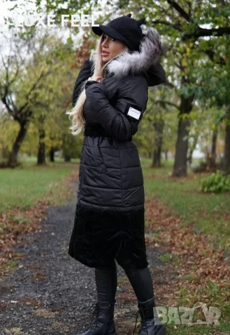 🤍 Естествен Косъм 🤍Дамски Зимно Яке XL -6XL, снимка 3 - Якета - 56087149
