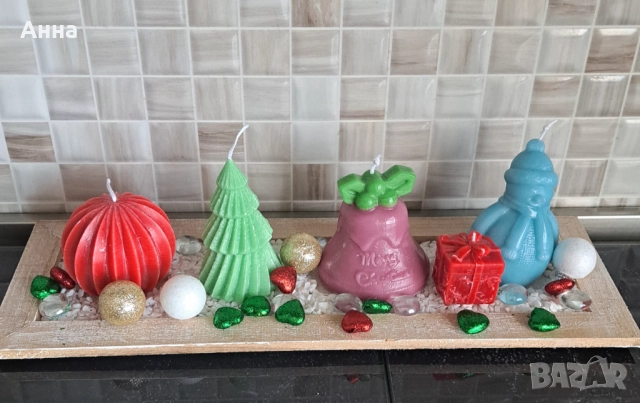 Коледни свещи, снимка 6 - Декорация за дома - 51905632