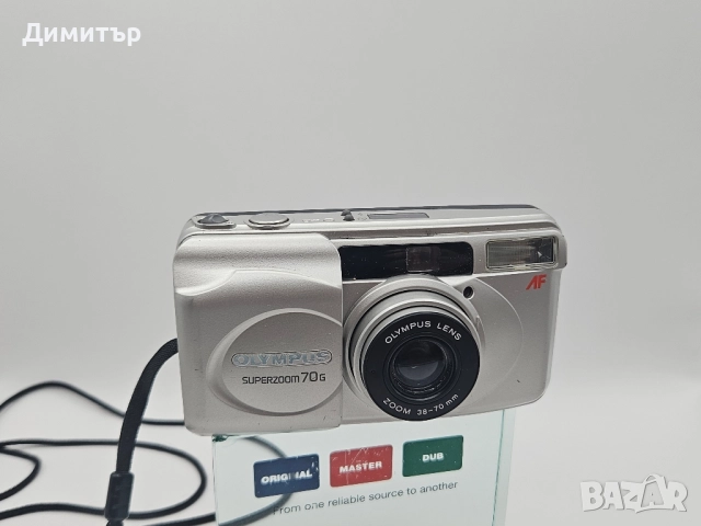 Olympus superzoom 70g камера с лента фотоапарат , снимка 4 - Камери - 52440720