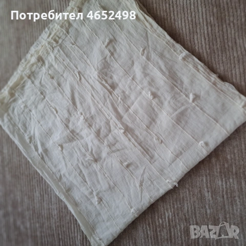 Ретро Бяла Покривка/Каре 