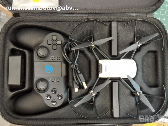 DJI Ryze Tello + Game Sir контролер + усилвател за Wi-Fi и др. , снимка 13 - Дронове и аксесоари - 53667290