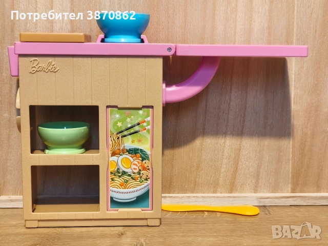 Mattel Barbie - Станция за нудли (Noodle Maker), снимка 2 - Играчки за стая - 53315949
