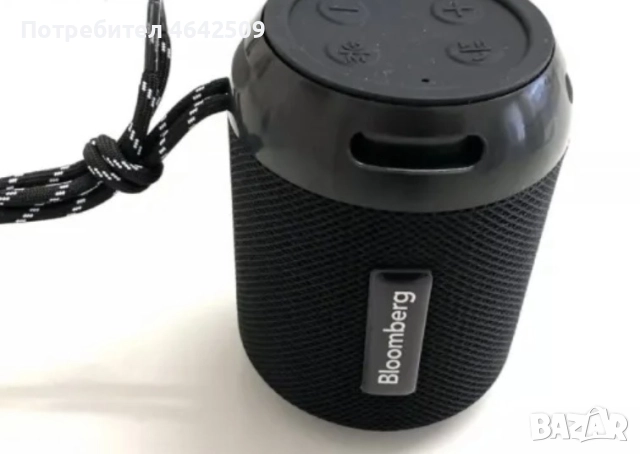 Преносим Високоговорител Тонколона Bloomberg Bluetooth USB, снимка 4 - Bluetooth тонколони - 52419916