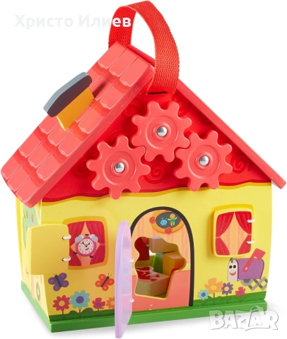 Melissa and Doug Дървена къщичка с активности Загадките на Блу, снимка 3 - Образователни игри - 52196232