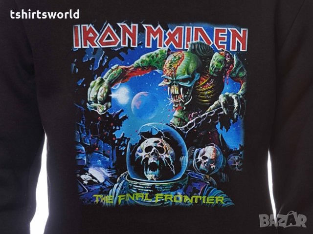 Нов детски суичър с дигитален печат на музикалната група IRON MAIDEN - THE FINAL FRONTIER, снимка 3 - Детски анцузи и суичери - 34575767