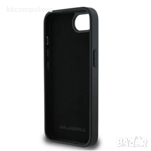 Оригинален кейс Karl Lagerfeld Saffiano Karl and Choupette, За iPhone 16e, Черен, снимка 5 - Калъфи, кейсове - 50448457