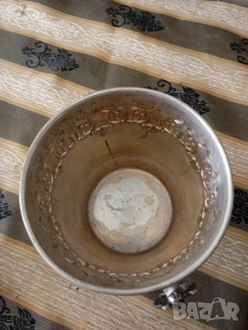 Посребрен ледарник арт деко, снимка 5 - Други ценни предмети - 50836594