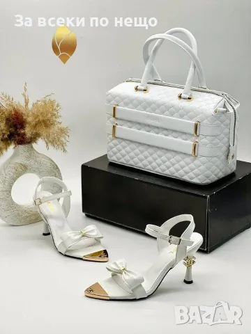 Chanel Дамски Сандали На Ток Шанел - Различни Цветове Код SEM-296, снимка 6 - Сандали - 55782997