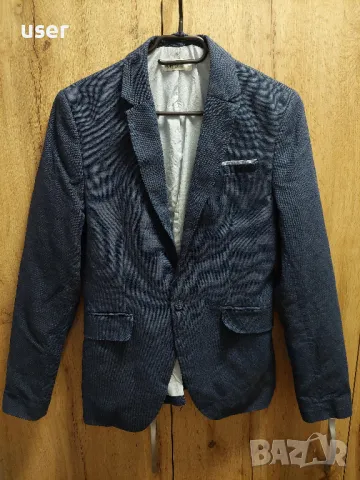 Мъжко младежко Сако HM H&M размер 170, снимка 2 - Сака - 48397271