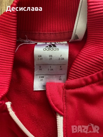 Екип Adidas 98 см, снимка 2 - Детски анцузи и суичери - 51568772