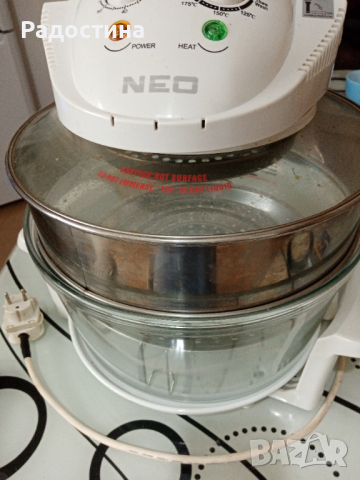 Кухненски уред за печене на горещ въздух, снимка 2 - Печки, фурни - 36120773