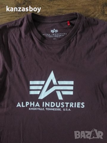 alpha industries - страхотна мъжка тениска , снимка 1 - Тениски - 40633863