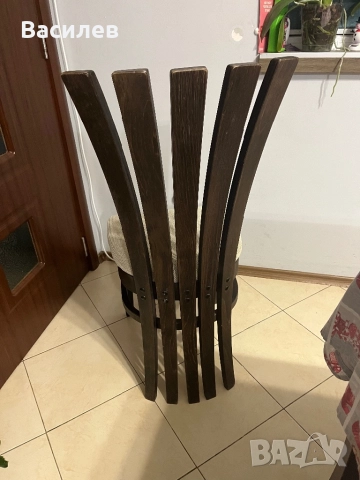 Трапезен стол Ветрило - 6 броя, снимка 3 - Столове - 52729357