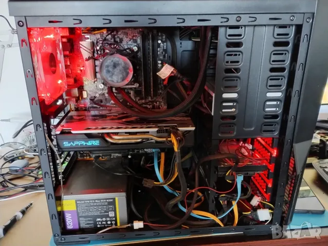 Геймърски компютър Asus B150 Intel I7 7700 16GB RAM Radeon RX570 8GB, снимка 16 - Геймърски - 56126535