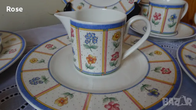 Порцелан Villeroy Boch Julie, снимка 6 - Чаши - 50279876