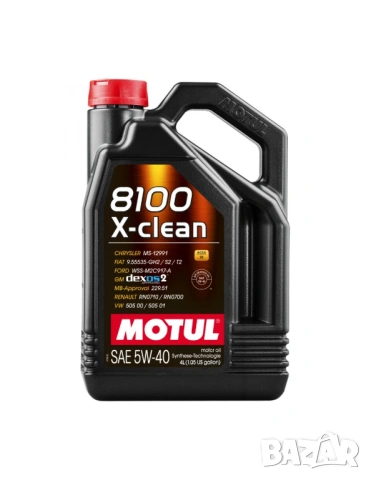 Моторно Масло MOTUL 8100 X-Clean C3 5W-40 5л.