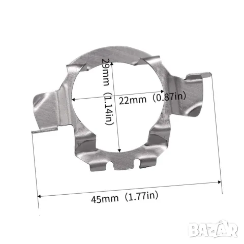 Адаптер за LED крушка H7 за Nissan Qashqai, снимка 4 - Аксесоари и консумативи - 55864813