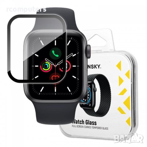 Стъклен протектор за Apple Watch SE 44mm, снимка 1 - Аксесоари за Apple - 39298527
