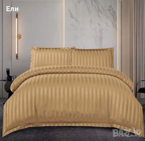 Луксозни спални комплекти от памучен сатен , снимка 5 - Спално бельо - 41461105