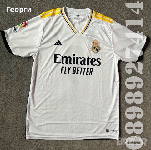 Нови Тениски Real Madrid/Реал Мадрид Benzema/Бензема Сезон 2023/2024, снимка 2 - Футбол - 40630822