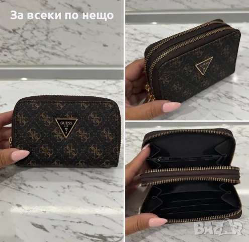 Guess Дамско Малко Портмоне Гес - Различни Цветове Код SBF28, снимка 4 - Портфейли, портмонета - 56229842