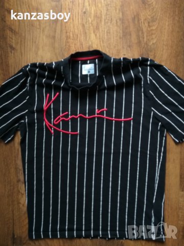 Karl Kani Signature Stripe T-Shirt - страхотна мъжка тениска, снимка 5 - Тениски - 40751508