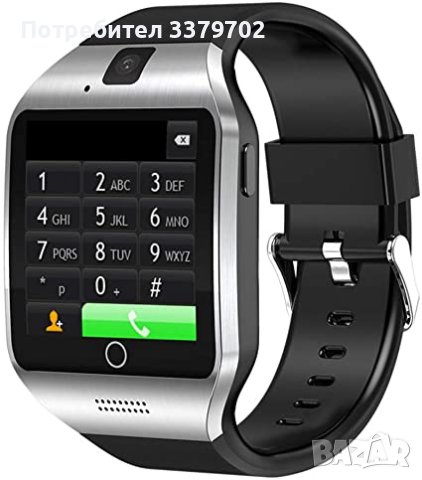 Смарт часовник СИМ слот Q18 , Bluetooth – Smart Watch Q18, Разговори, Facebook, Социални Мрежи и др., снимка 2 - Смарт часовници - 41019981