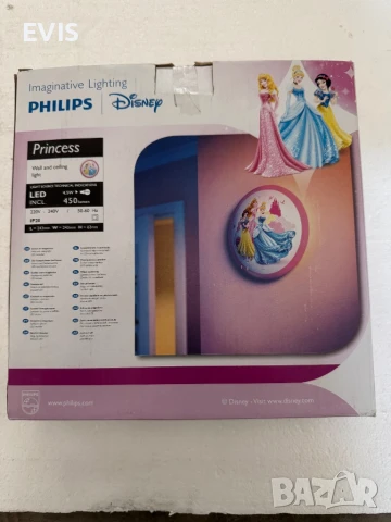 Деска LED лампа за стена или таван от серията Philips Disney Princess 