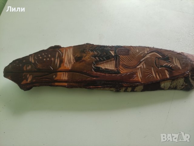 Картина върху брезова кора. Сувенир, снимка 4 - Картини - 42461622