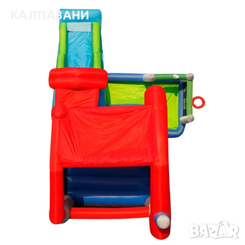HAPPY HOP Игрален център къща с пързалка и топки 455x330x265 9515, снимка 7 - Надуваеми играчки - 50446973