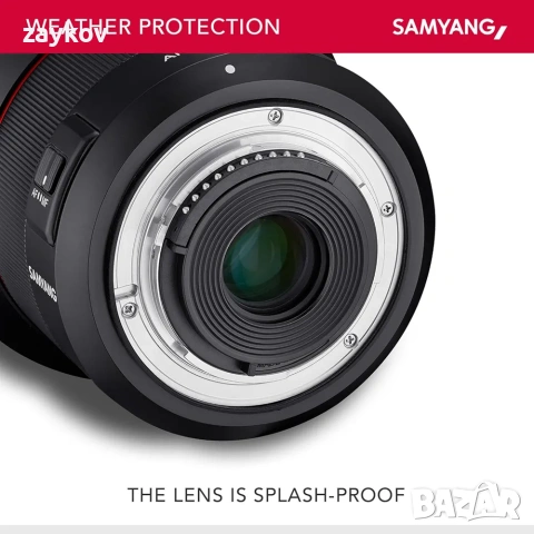 Обектив Samyang AF 14mm F2.8 с автофокус за Nikon F , снимка 3 - Обективи и филтри - 53214626