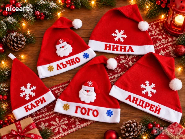 Коледно чорапче с име, снимка 3 - Коледни подаръци - 56318093