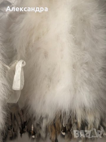 Бял Пухен елек , снимка 6 - Елеци - 33055557