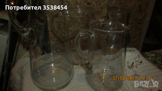 Стъклени кани, снимка 2 - Аксесоари за кухня - 41737518
