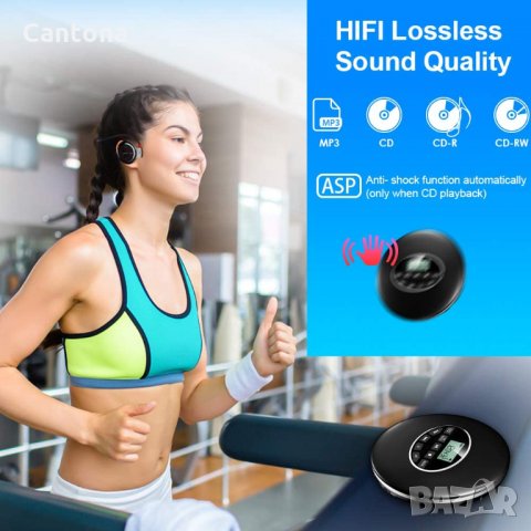 Bluetooth CD плейър с LCD дисплей, micro SD карта, AUX кабел, CD, CD-R, CD-RM, MP3, CD-DA, MPS, WMA , снимка 3 - Други - 36011139