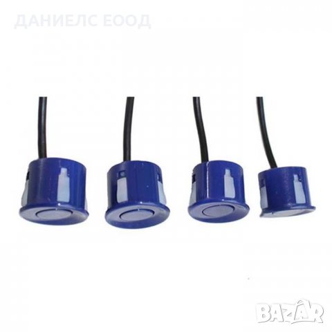 Парктроник с LED дисплей и звукова сигнализация - Син, снимка 5 - Аксесоари и консумативи - 38972619