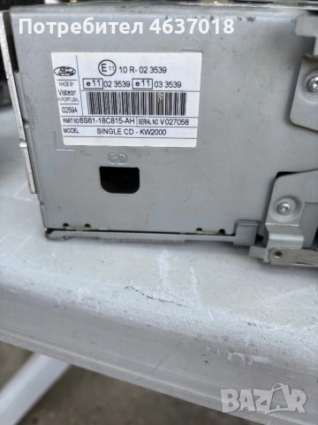 Оригинално радио за Ford Focus / Fiesta / Transit , снимка 3 - Части - 53799976