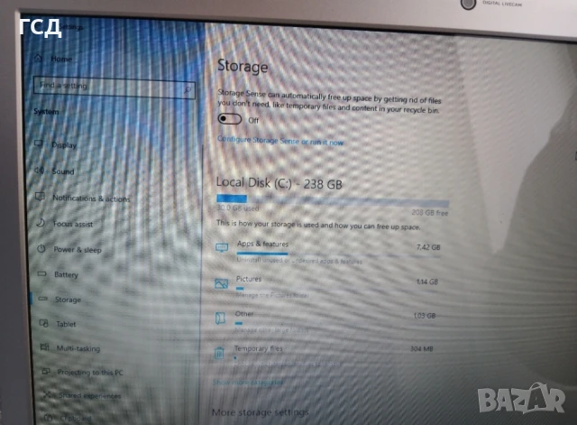Лаптоп Самсунг СЕ 31/4гб. , снимка 4 - Лаптопи за работа - 51139300
